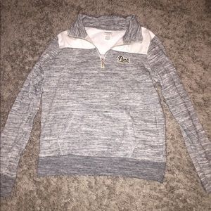 Grey pink sweatshirt